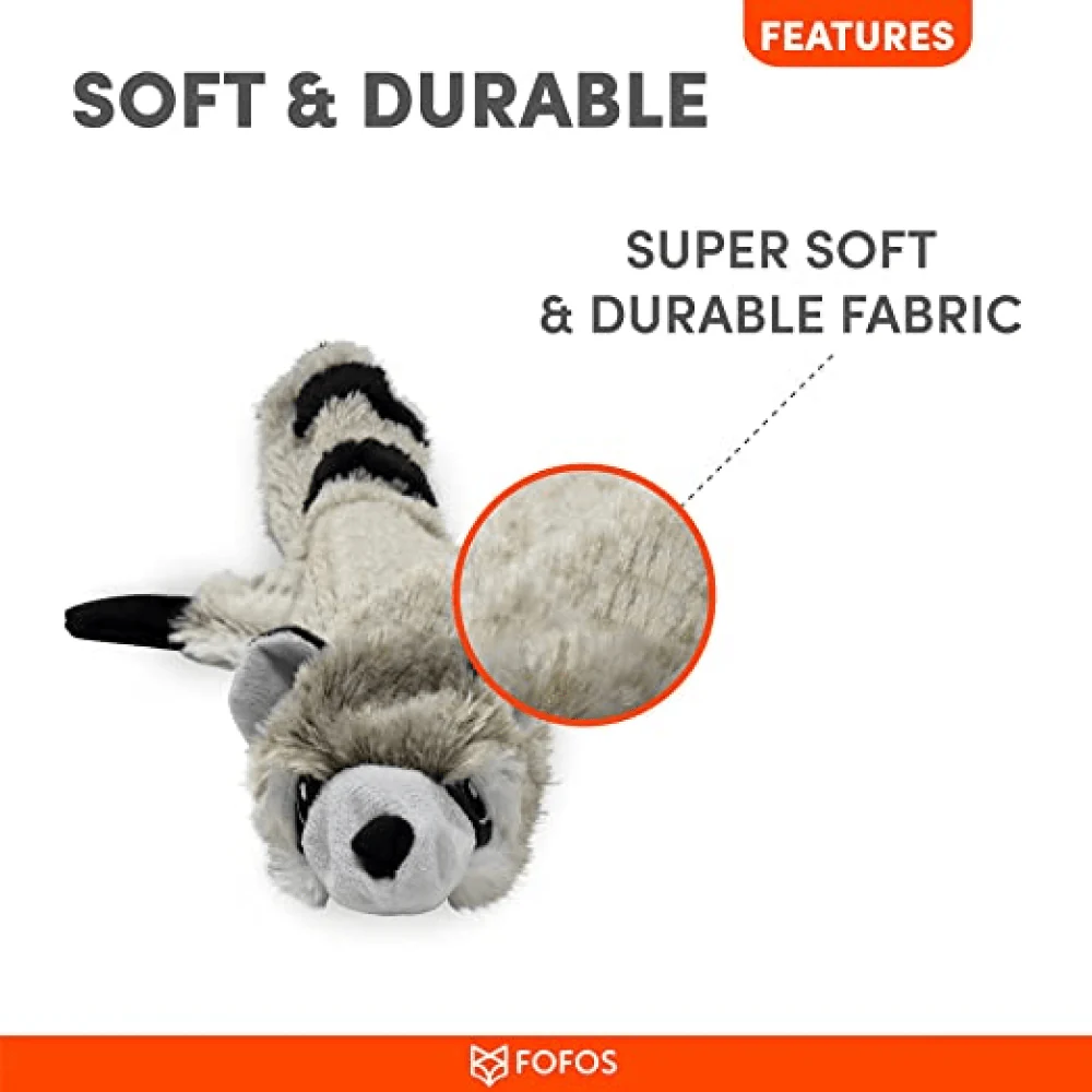 Barkbutler x Fofos Skinneez Raccoon Toy for Dogs - Image 5