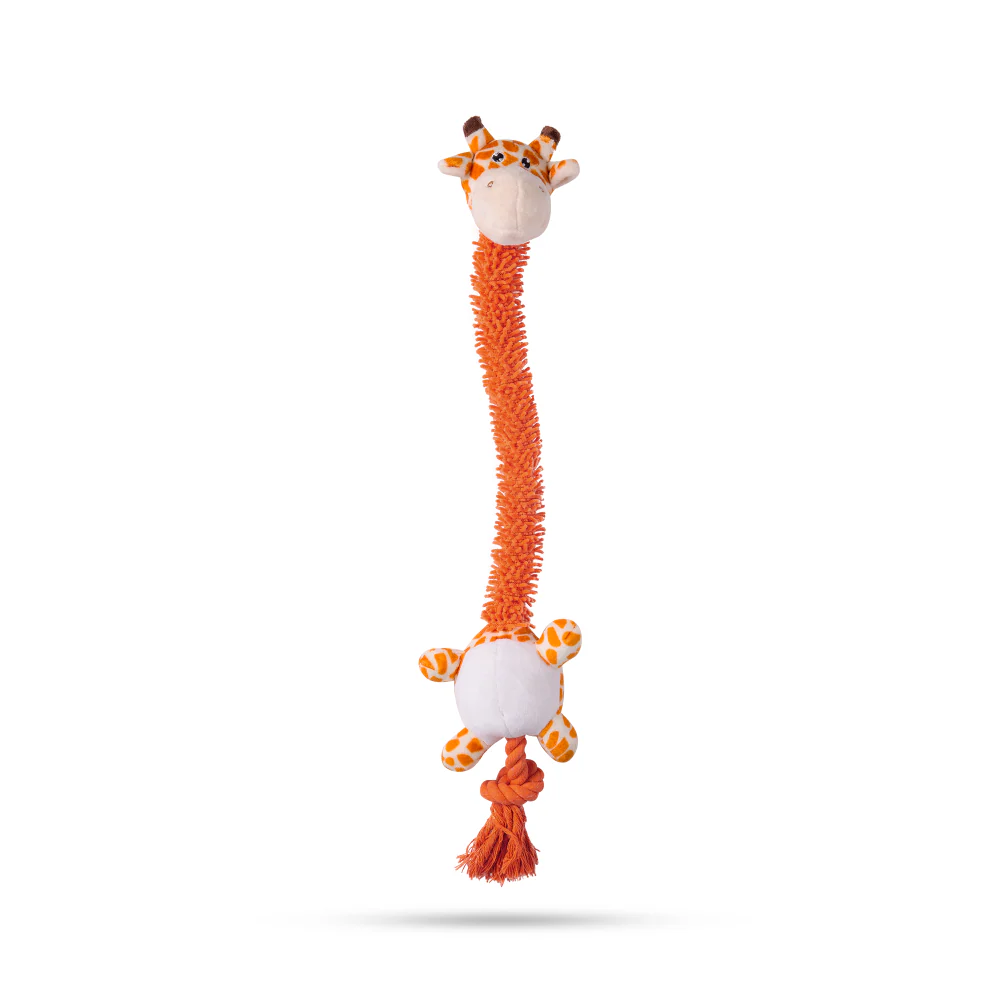 Barkbutler Garry The Giraffe Plush Toy for Dogs | For Soft Chewers - Image 11