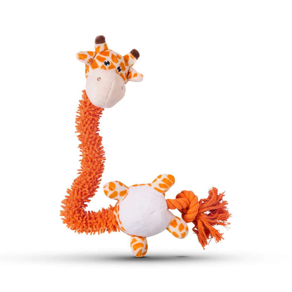 Barkbutler Garry The Giraffe Plush Toy for Dogs | For Soft Chewers - Image 8