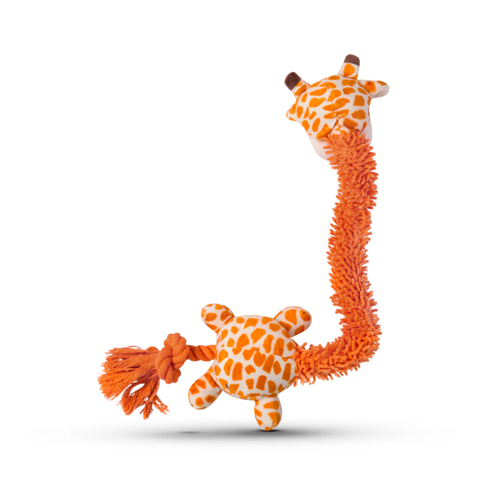 Barkbutler Garry The Giraffe Plush Toy for Dogs | For Soft Chewers - Image 9