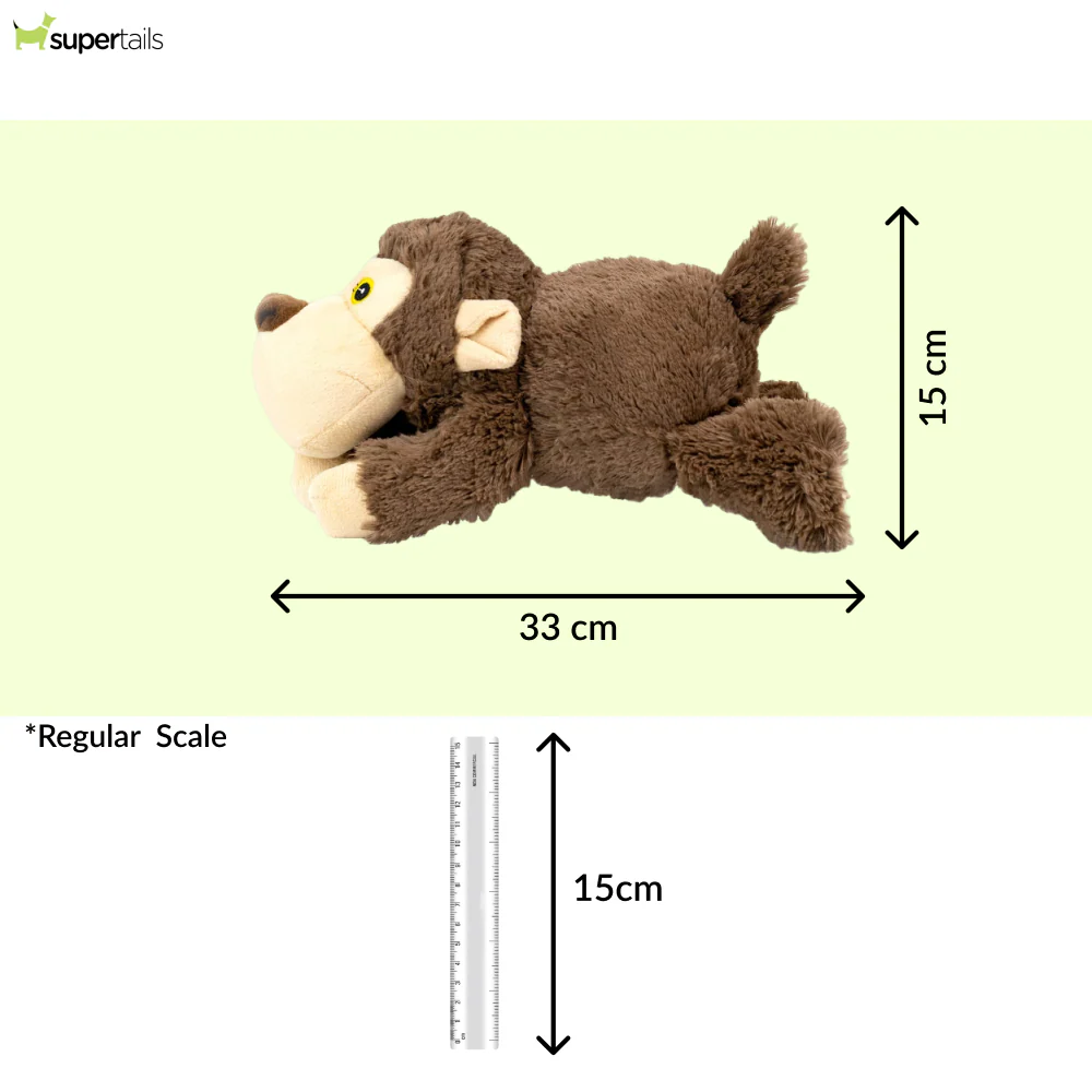 Barkbutler JumBoh the Bear Plush Toy for Dogs | For Medium Chewers (Brown) - Image 2