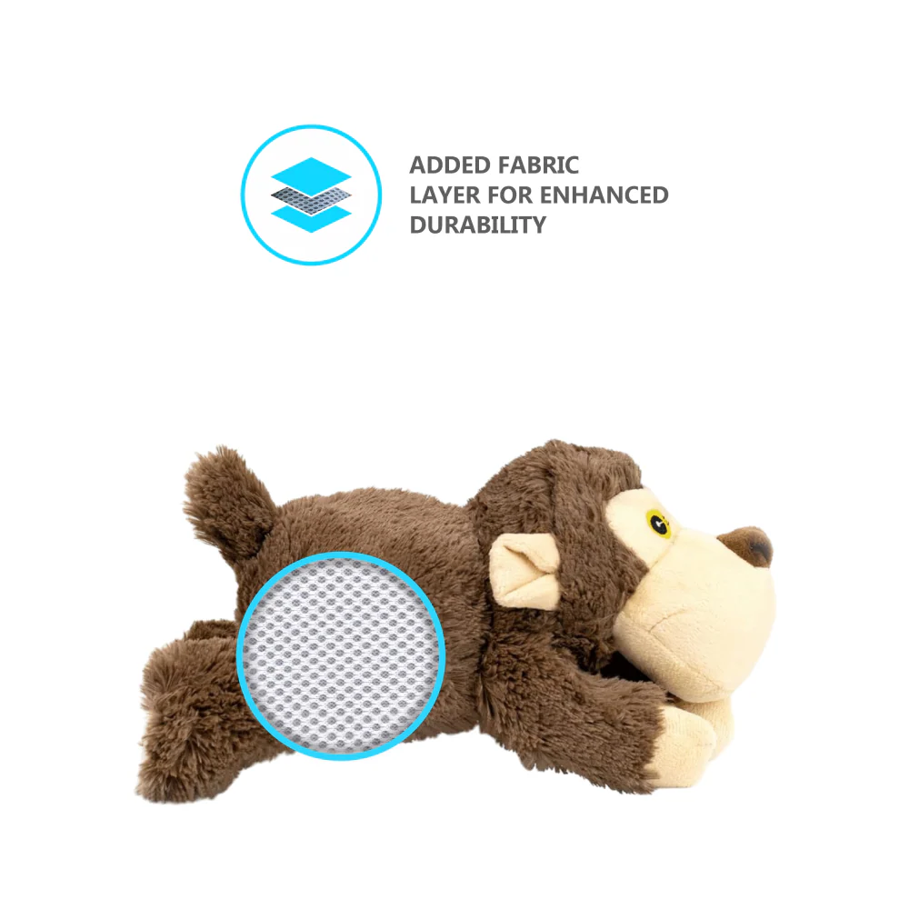 Barkbutler JumBoh the Bear Plush Toy for Dogs | For Medium Chewers (Brown) - Image 3