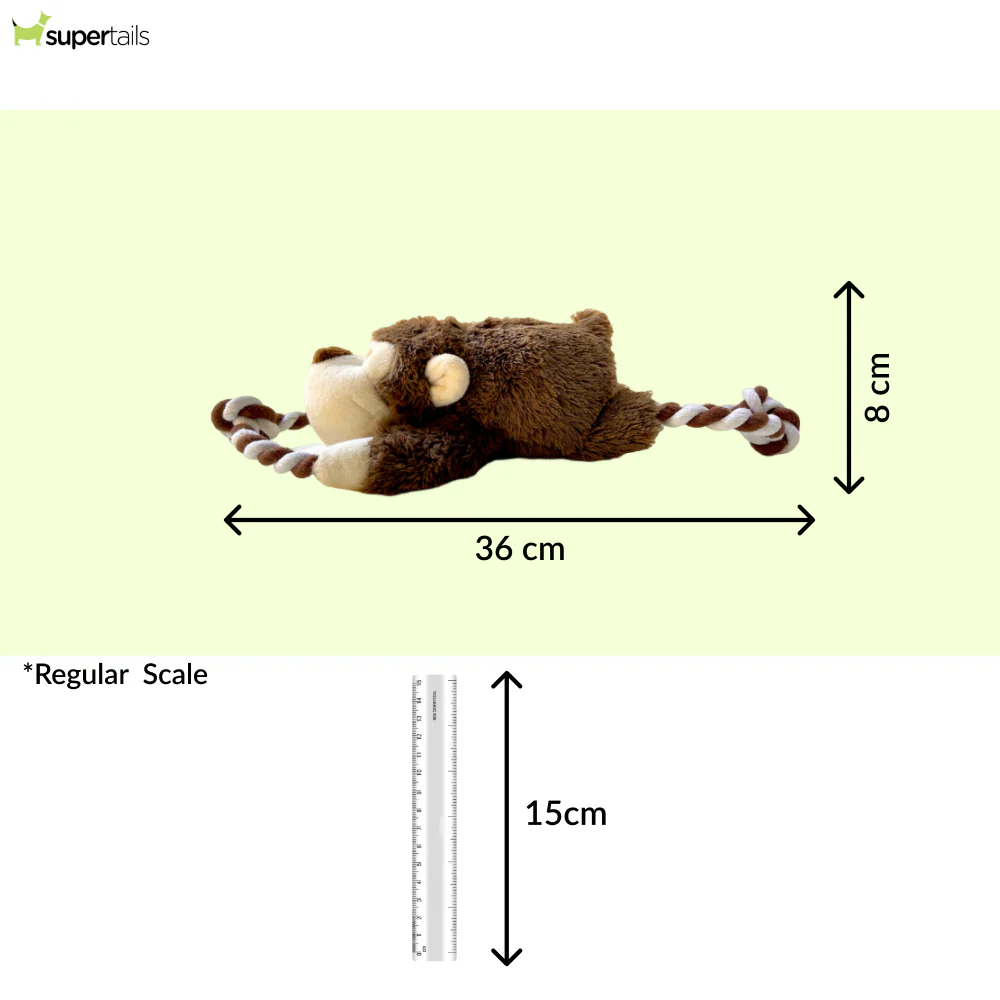 Barkbutler Knotty The Bear Plush Toy for Dogs - Image 2