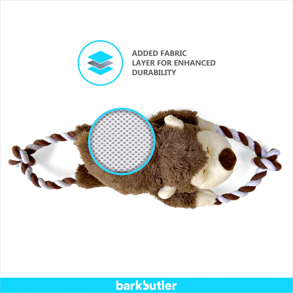 Barkbutler Knotty The Bear Plush Toy for Dogs - Image 5