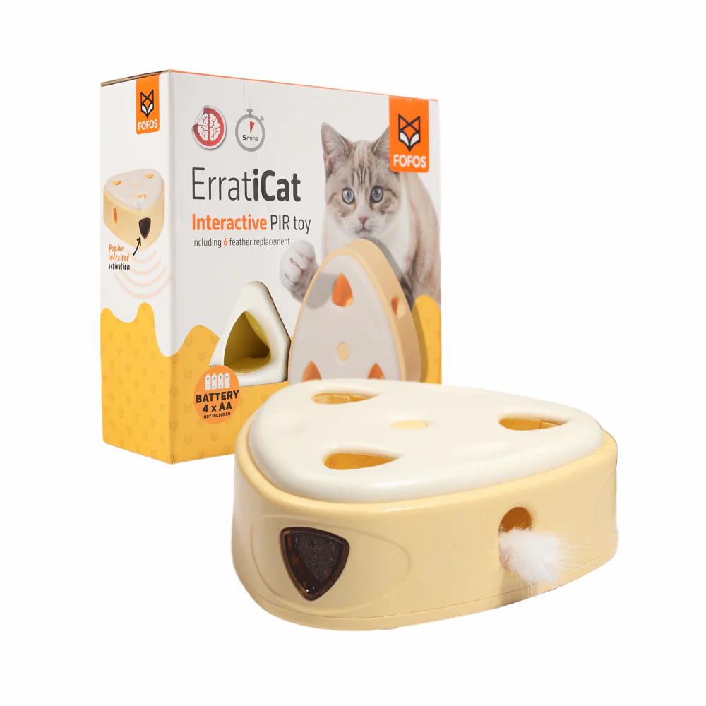 Barkbutler x Fofos Cheese Box Interactive Toy for Cats - Image 9
