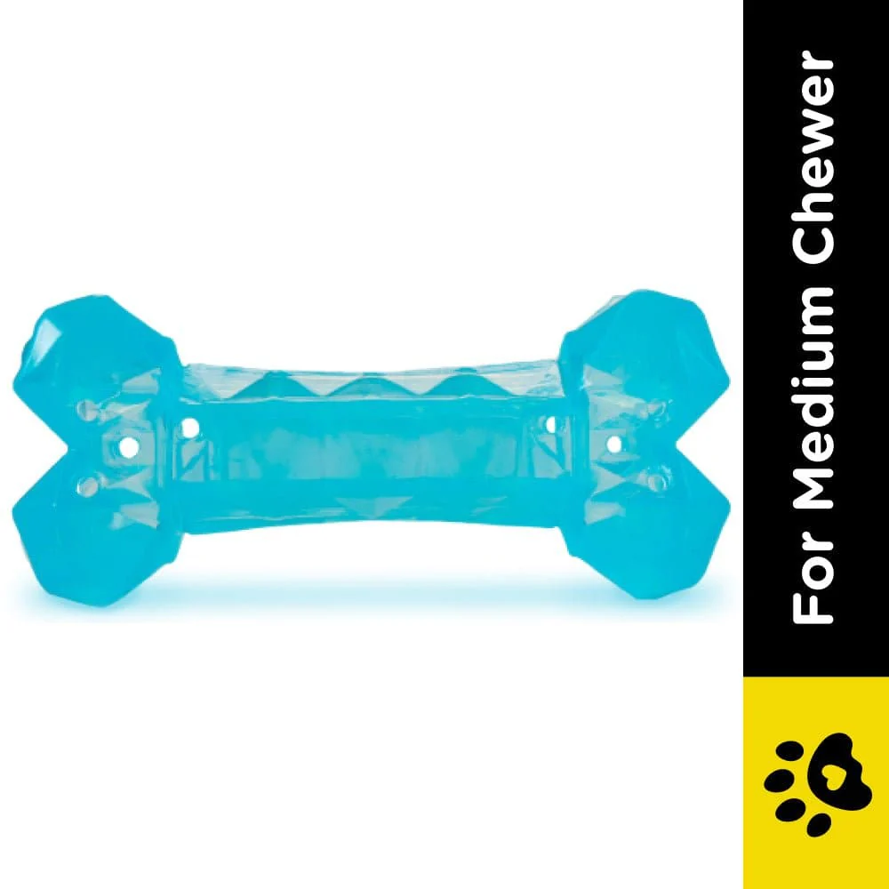 Barkbutler x Fofos Cooling Bone Freezable Chew Toy for Dogs (Blue) - Image 2