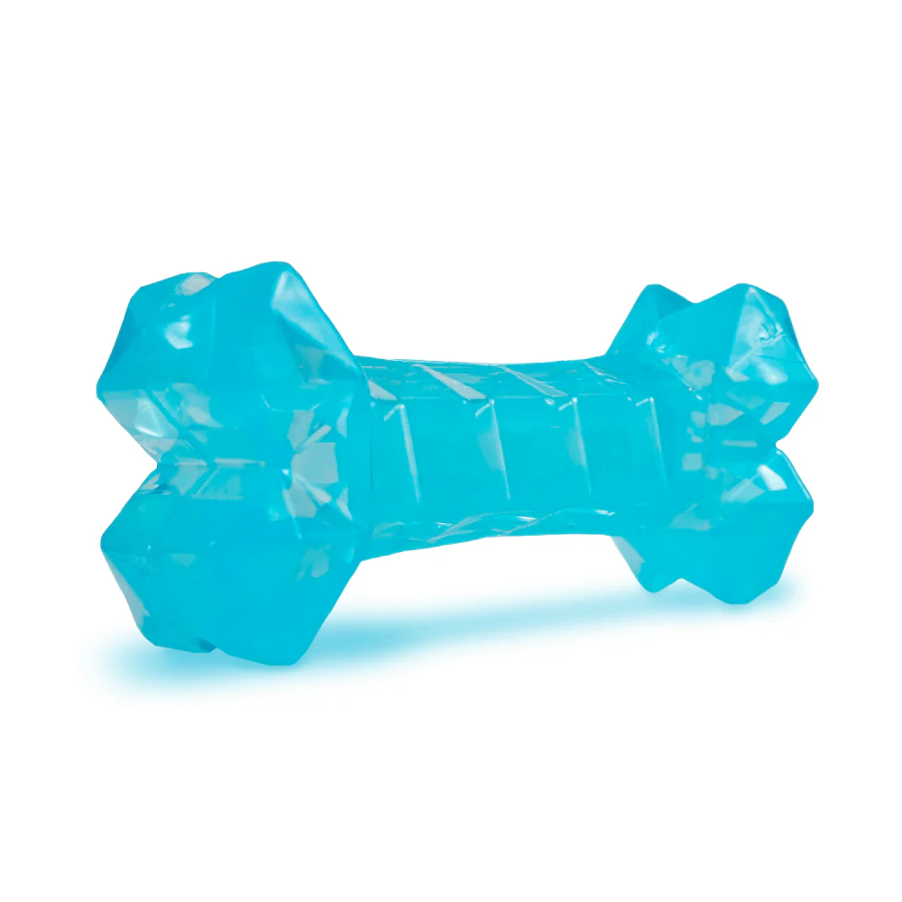 Barkbutler x Fofos Cooling Bone Freezable Chew Toy for Dogs (Blue) - Image 8