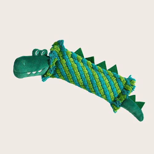 Barkbutler x Fofos Dental Crocodile Toy for Dogs - Image 4