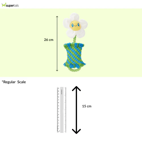 Barkbutler x Fofos Dental Flower Toy for Dogs - Image 2