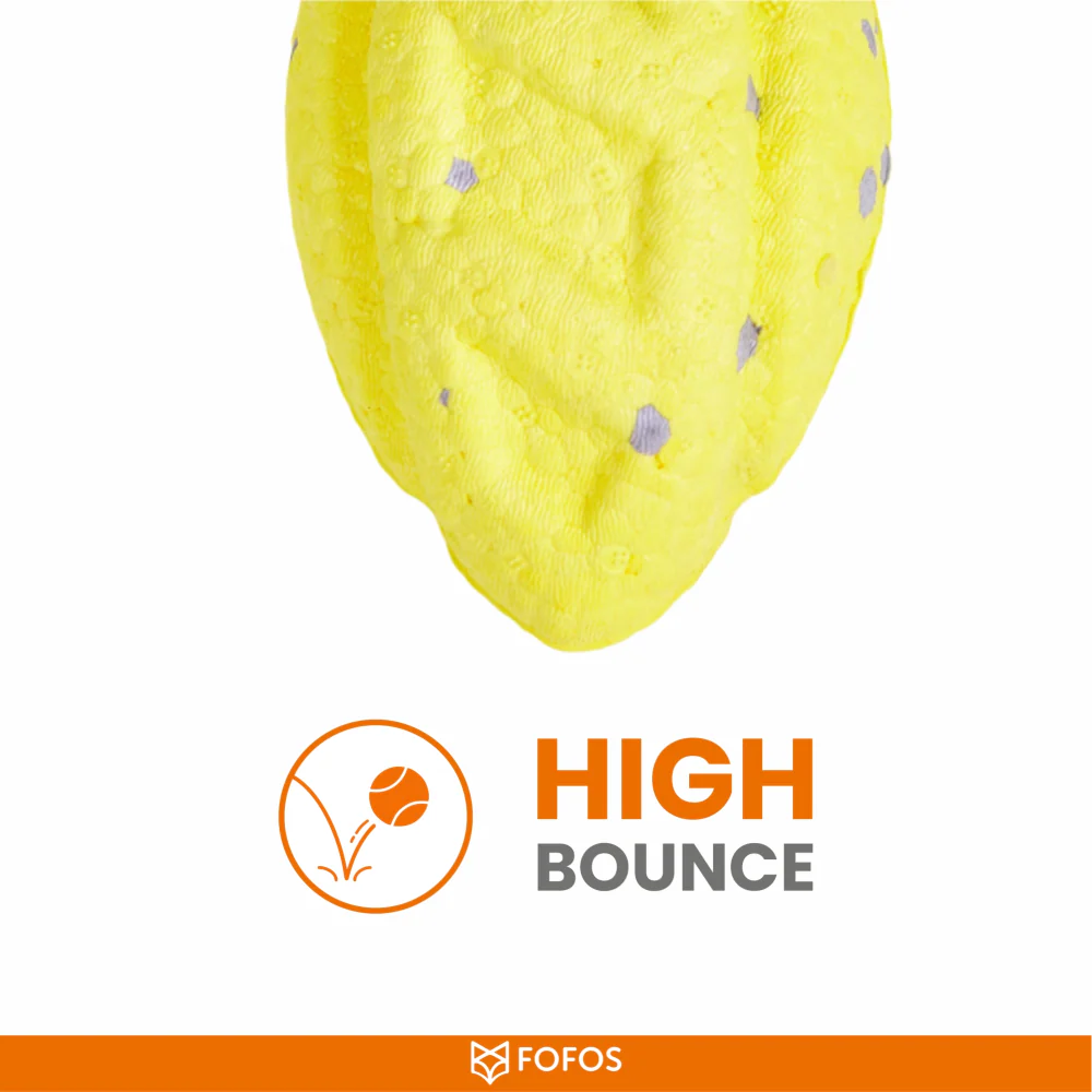 Barkbutler x Fofos ETPU Rugby Ball Fetch Toy for Dogs (Yellow) - Image 3
