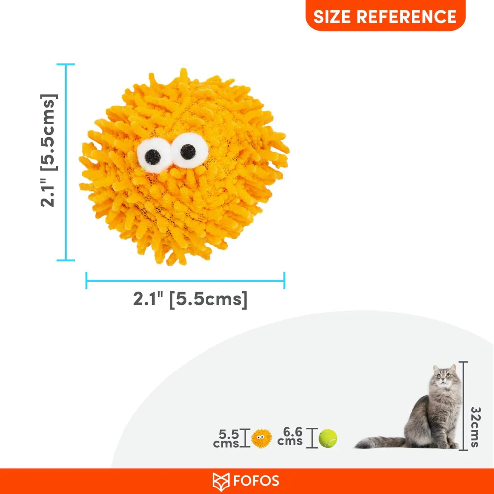 Barkbutler x Fofos Geek Ball Chew Toy for Cats - Image 3