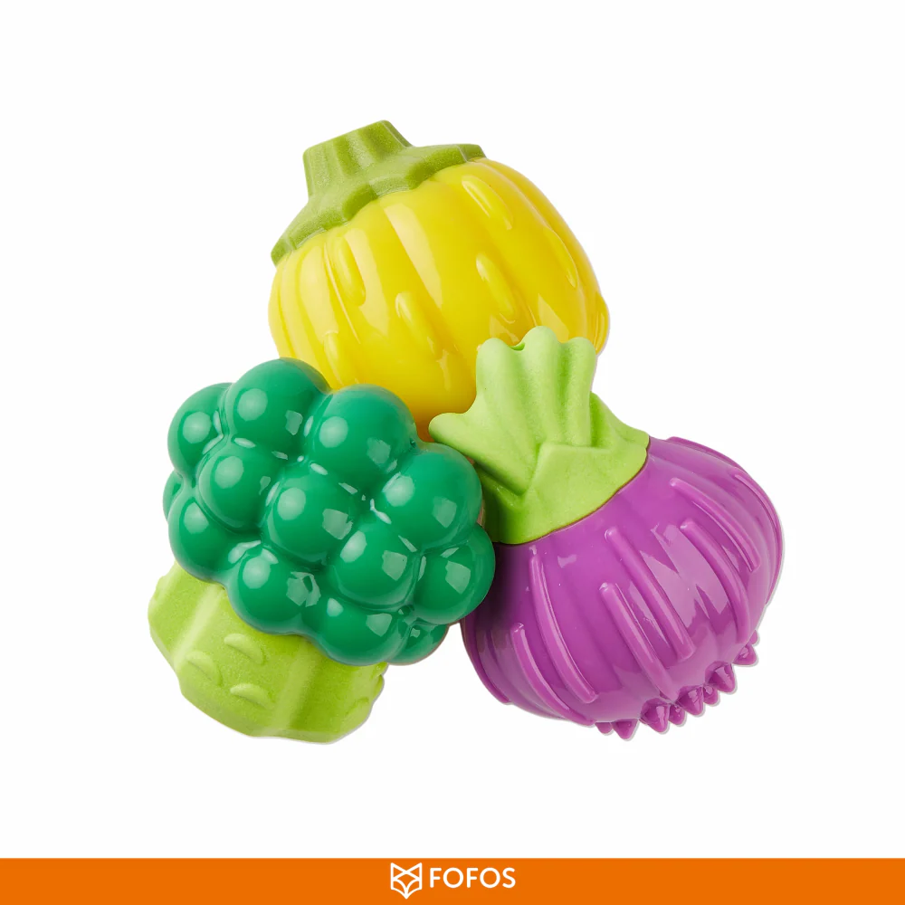 Barkbutler x Fofos Giggling Vegi Bites Broccoli Squeaky Chew Toy for Dogs - Image 7