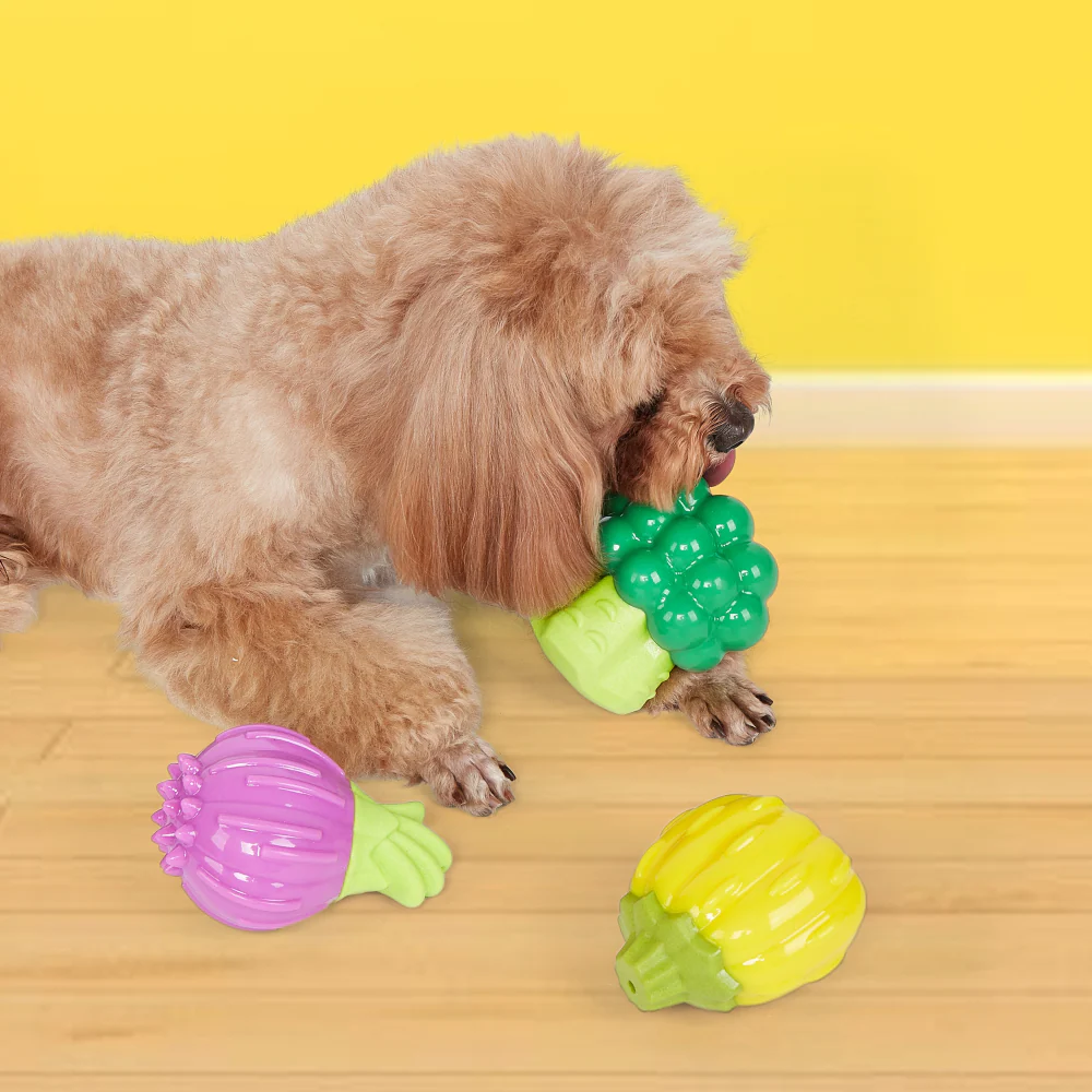 Barkbutler x Fofos Giggling Vegi Bites Pumpkin Squeaky Chew Toy for Dogs - Image 7