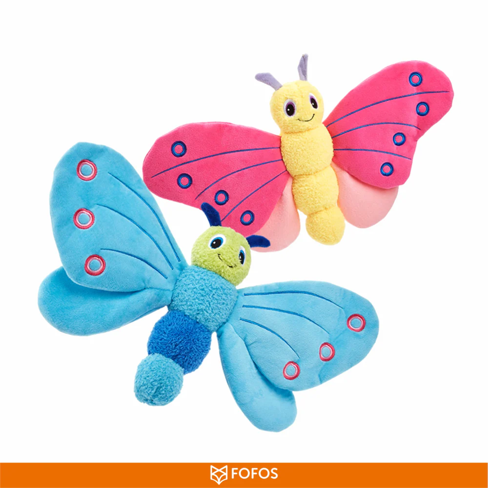 Barkbutler x Fofos Jumbo Butterfly Plush Toy for Dogs (Pink) - Image 8