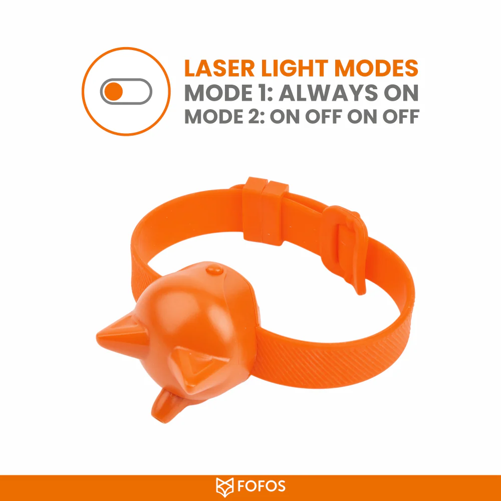 Barkbutler x Fofos Rechargeable Laser Collar Smart Toy for Cats - Image 4