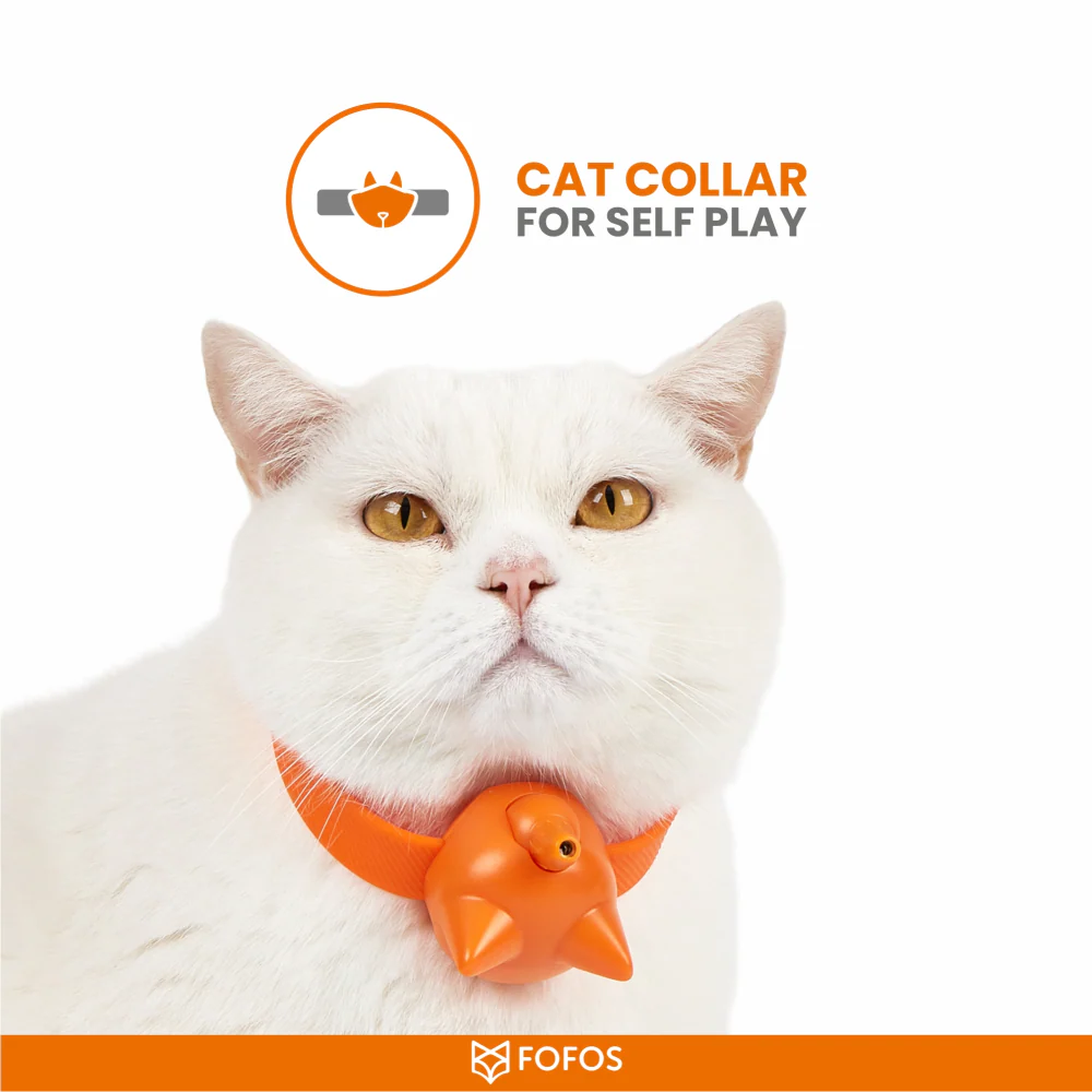 Barkbutler x Fofos Rechargeable Laser Collar Smart Toy for Cats - Image 6