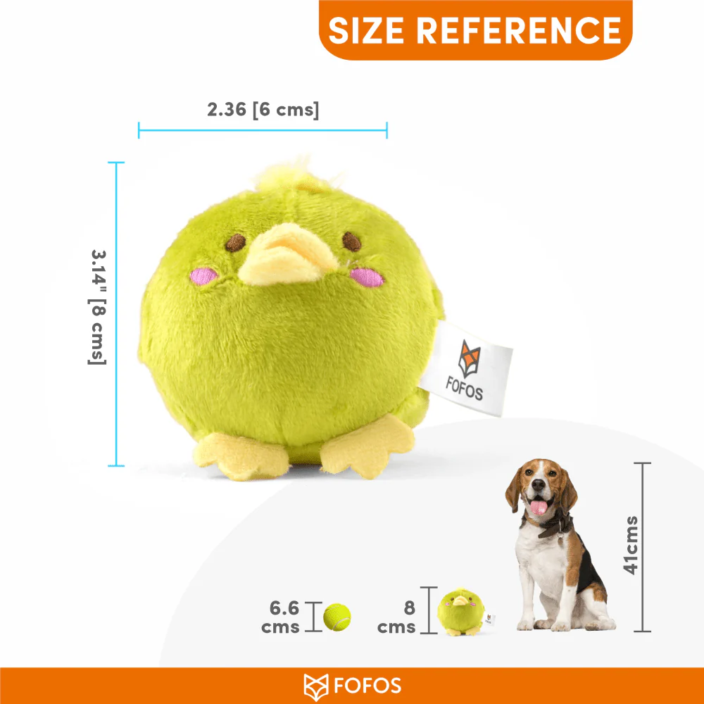 Barkbutler x Fofos Slow Rising Animal Toy Set for Dogs (Green) - Image 3