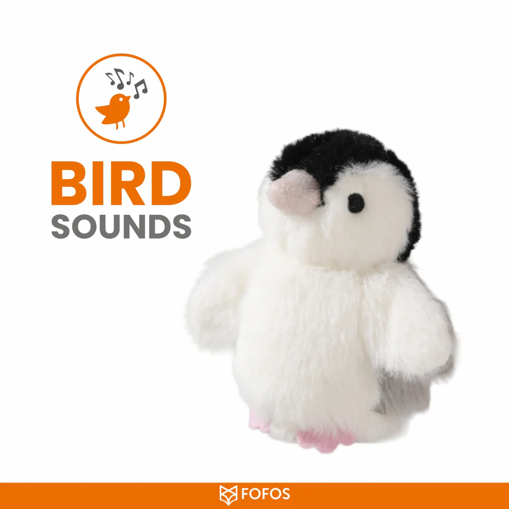Barkbutler x Fofos Swinging Penguin Interactive Toy for Cats (White/Black) - Image 2