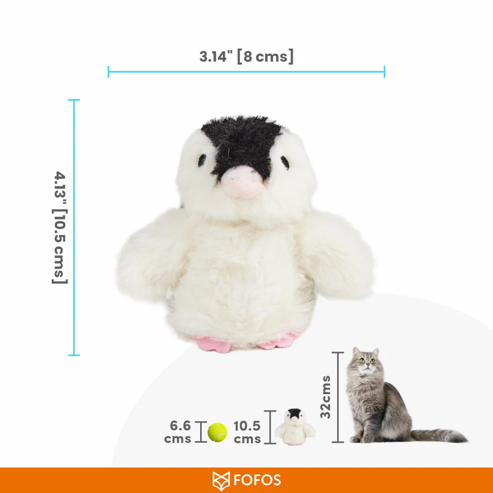 Barkbutler x Fofos Swinging Penguin Interactive Toy for Cats (White/Black) - Image 5