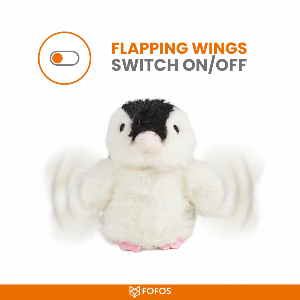 Barkbutler x Fofos Swinging Penguin Interactive Toy for Cats (White/Black) - Image 6