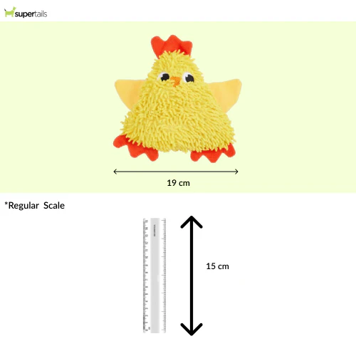 Barkbutler x Fofos Tough Squeaky Chick Toy for Dogs - Image 2