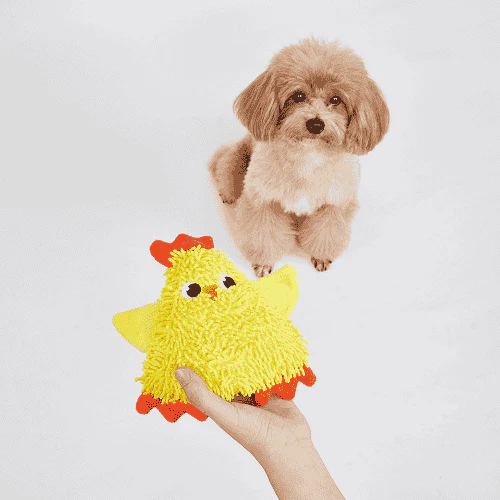 Barkbutler x Fofos Tough Squeaky Chick Toy for Dogs - Image 6
