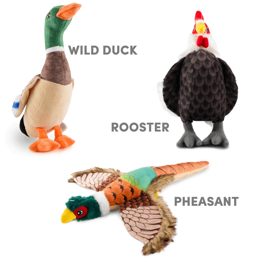Barkbutler x Fofos Wild Duck Squeaky Plush Toy for Dogs - Image 6