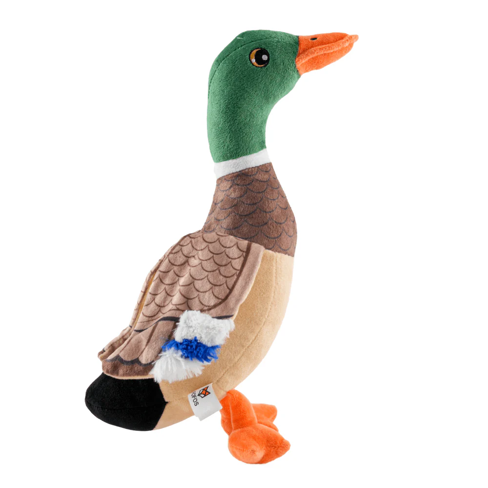 Barkbutler x Fofos Wild Duck Squeaky Plush Toy for Dogs - Image 7