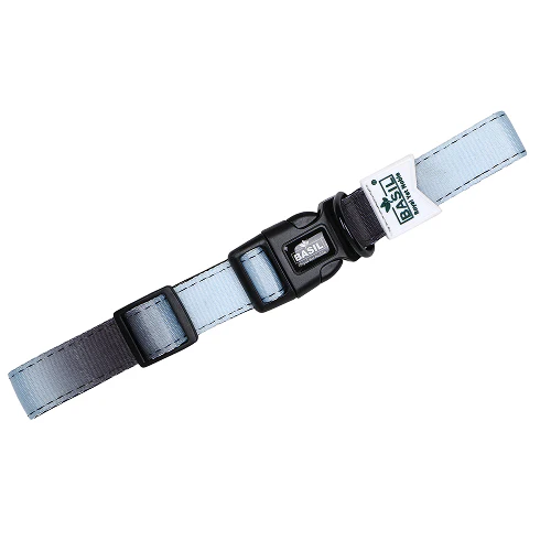 Basil Adjustable Padded Collar for Dogs (Black/Gray) - Image 8