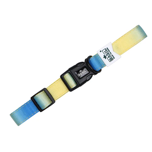 Basil Adjustable Padded Collar for Dogs (Blue/Yellow) - Image 8