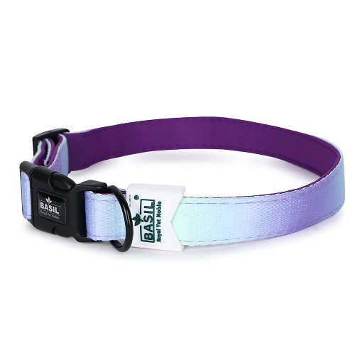 Basil Adjustable Padded Collar for Dogs (Purple/Blue) - Image 2