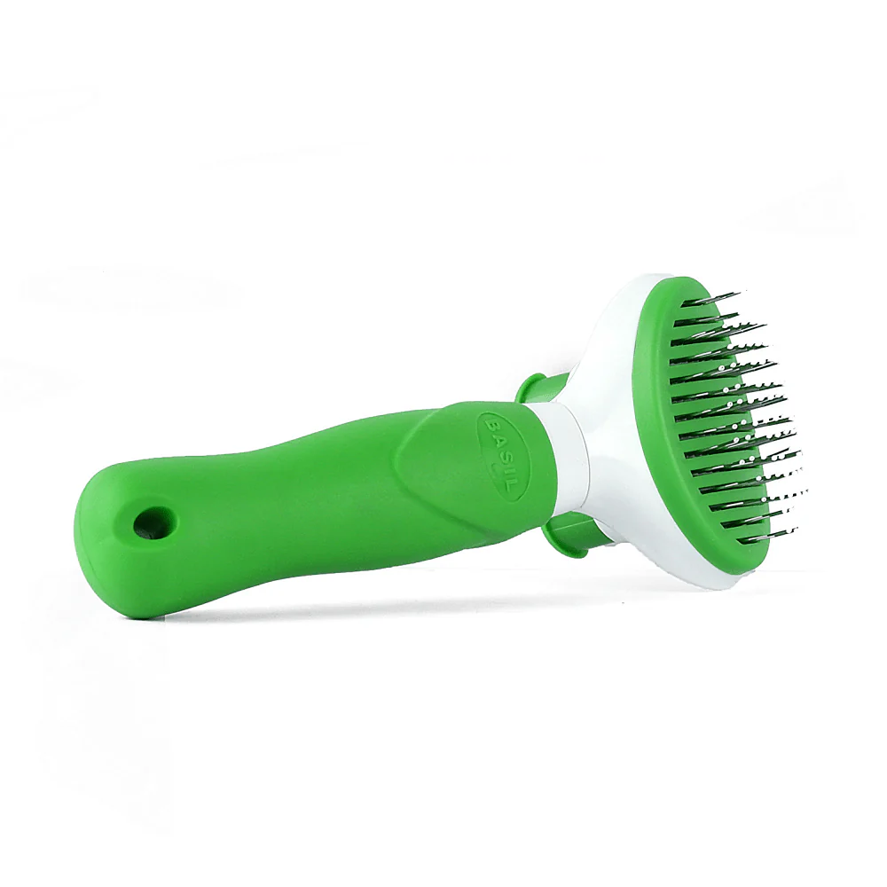 Basil Auto Slicker Brush for Dogs and Cats - Image 3