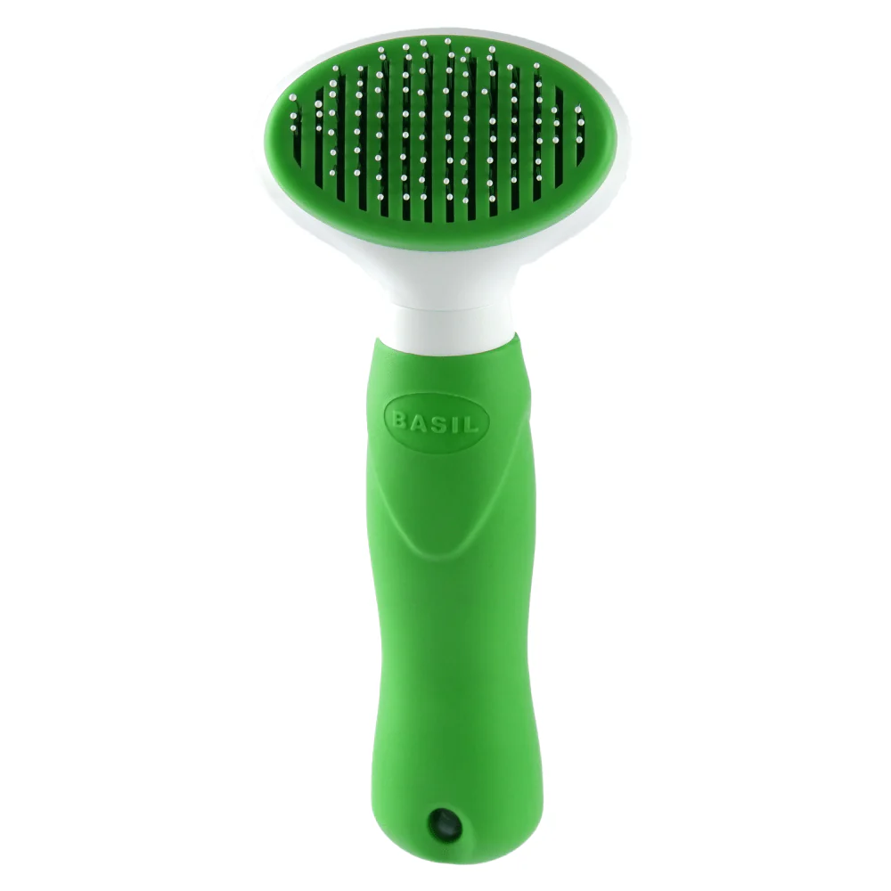 Basil Auto Slicker Brush for Dogs and Cats - Image 5