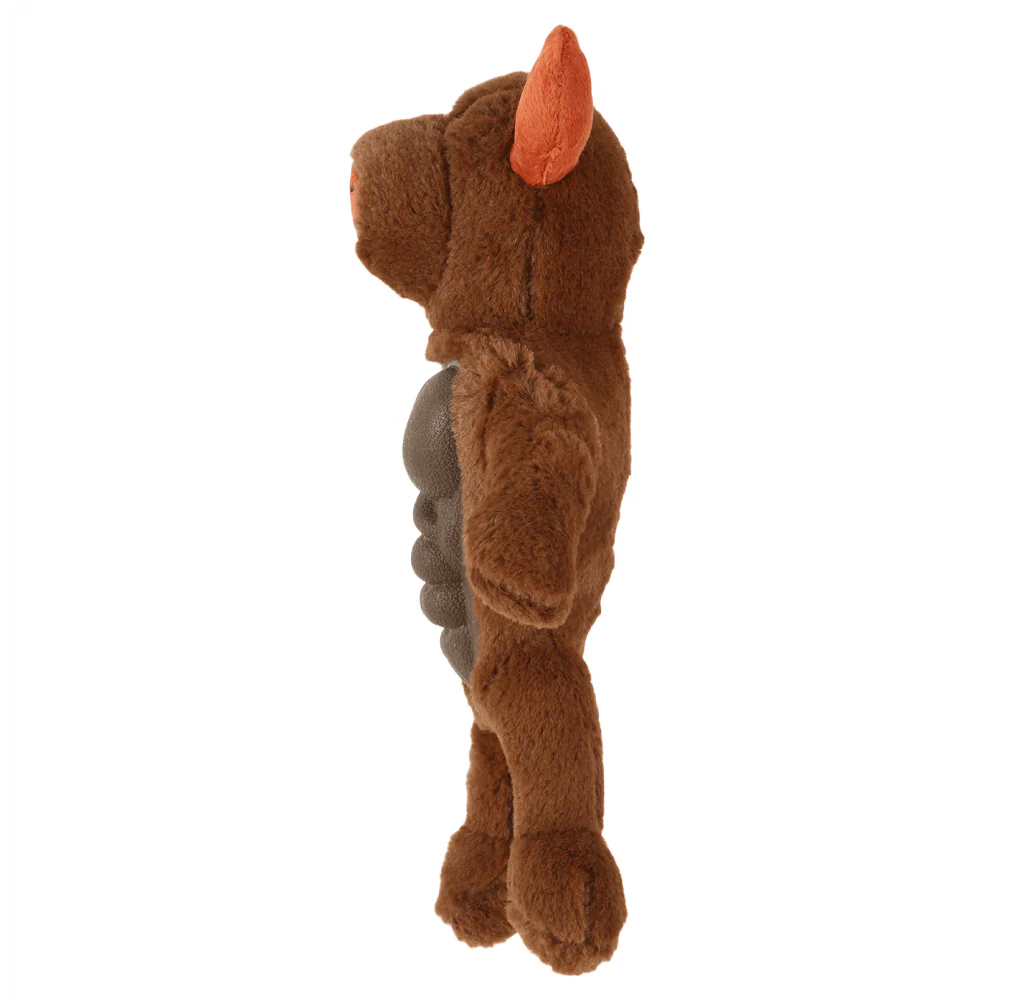 Basil Big Bull Plush Toy with Squeaky TPR for Dogs and Cats - Image 4