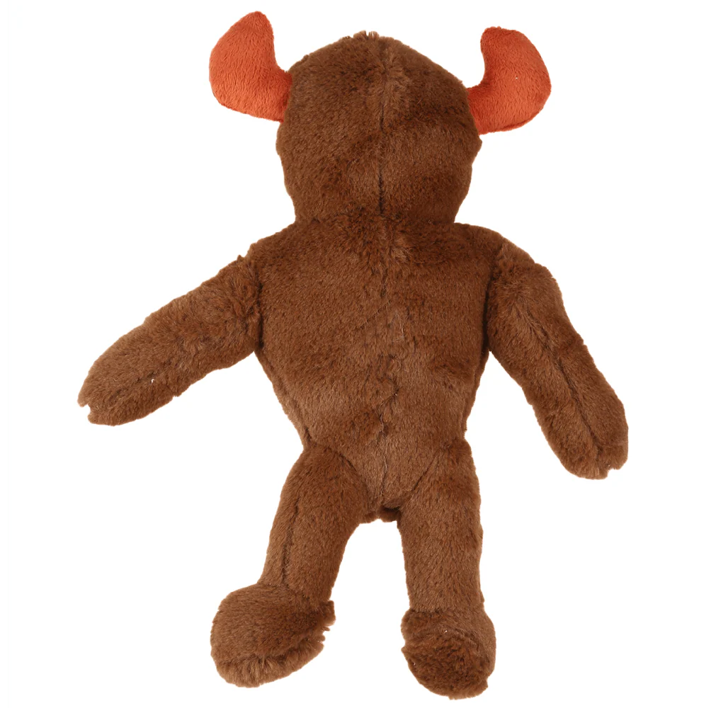 Basil Big Bull Plush Toy with Squeaky TPR for Dogs and Cats - Image 5
