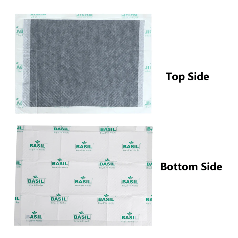Basil Charcoal Training Pads for Puppies (60x45cm) - Image 5