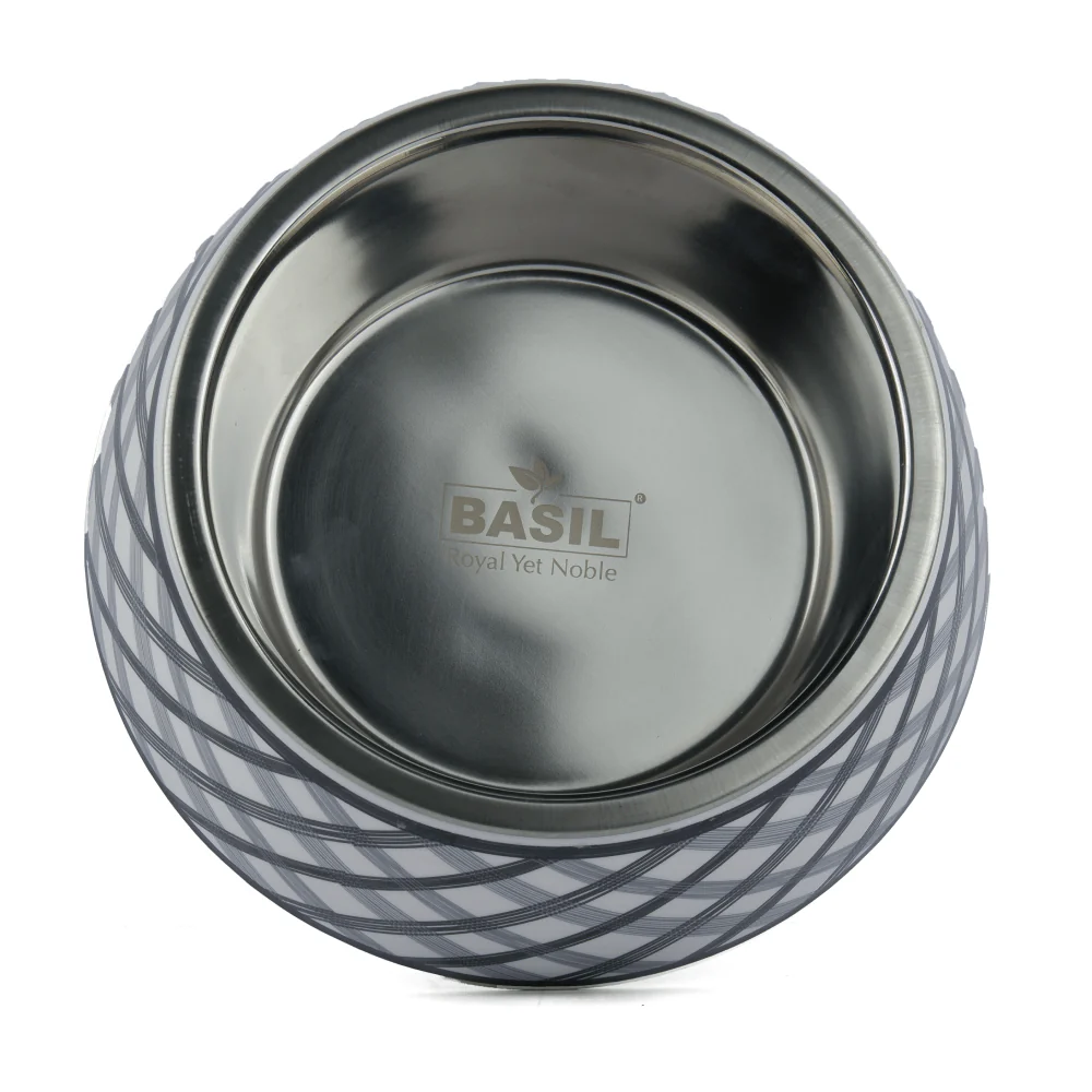 Basil Check Print Melamine Bowl for Dogs and Cats - Image 2