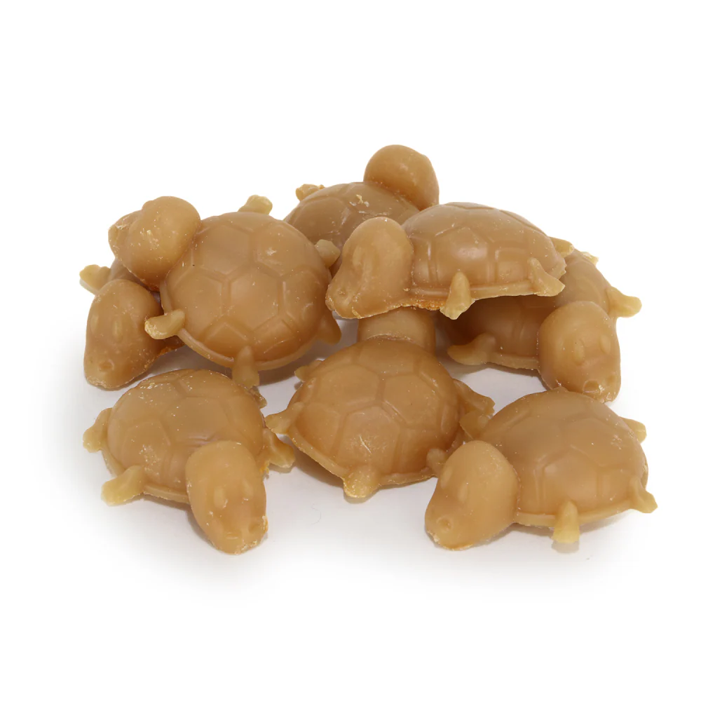 Basil Chicken & Peanut Butter Turtle Shaped Dog Chew Treats - Image 6