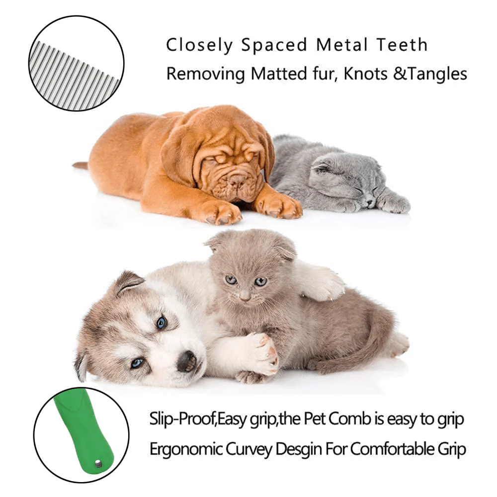Basil Double Sided Flea Comb for Dogs and Cats - Image 3