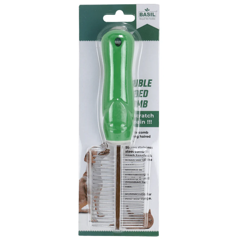 Basil Double Sided Flea Comb for Dogs and Cats - Image 6