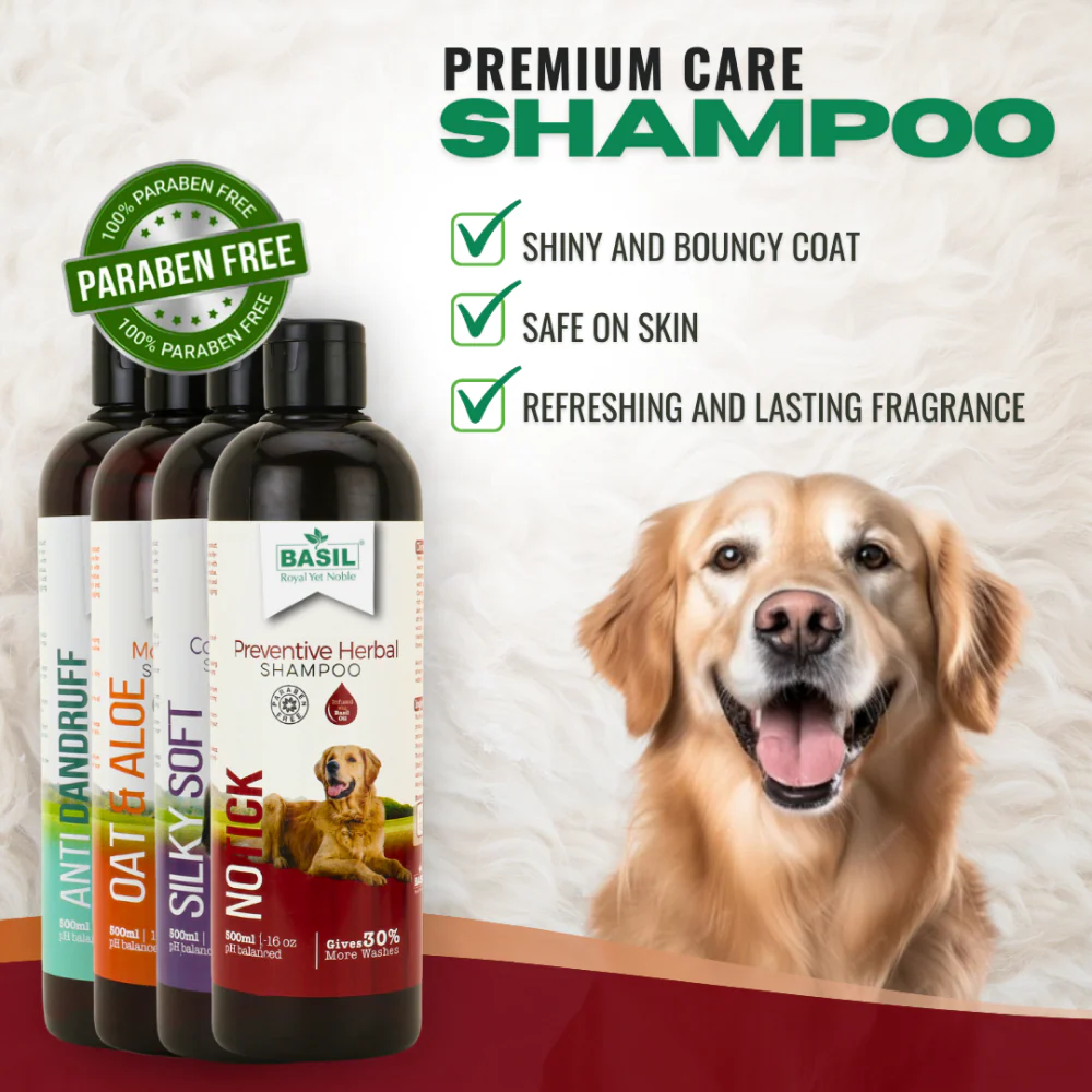 Basil Herbal No Ticks Dog Shampoo - Image 6