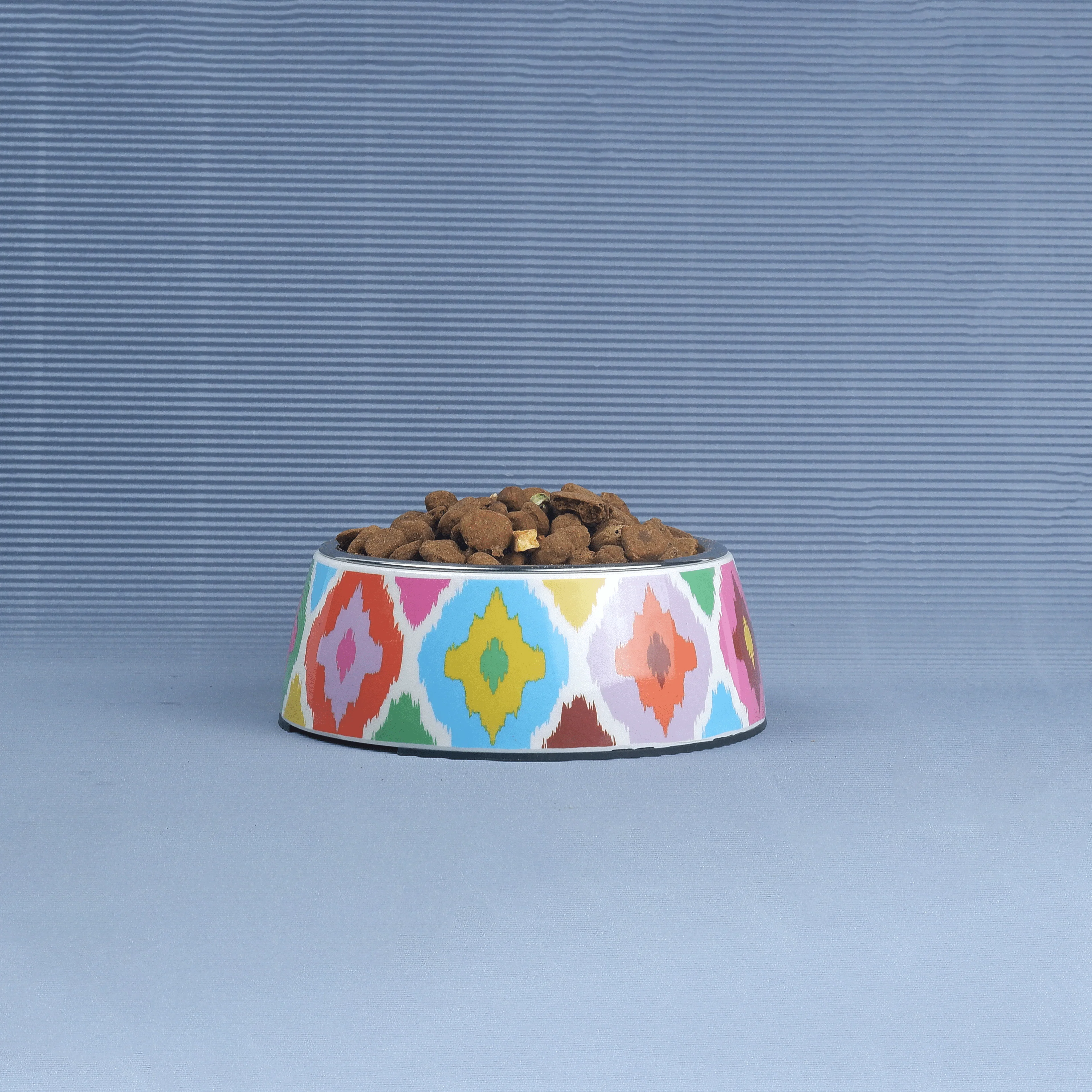 Basil Ikkat Print Melamine Bowl for Dogs and Cats - Image 6