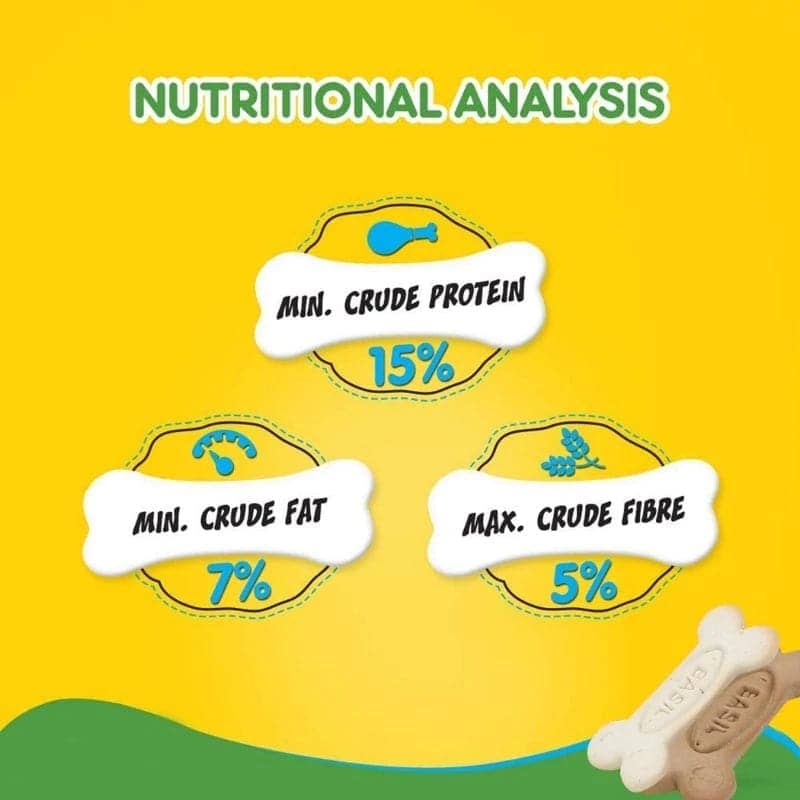 Basil Non Veg Bone Shaped Adult Dog Biscuits - Image 7