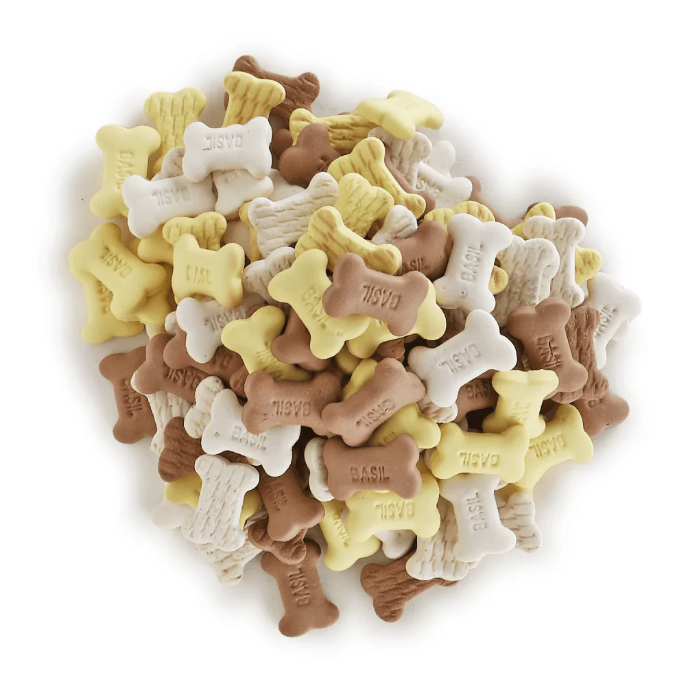 Basil Non Veg Bone Shaped Puppy Biscuits - Image 2