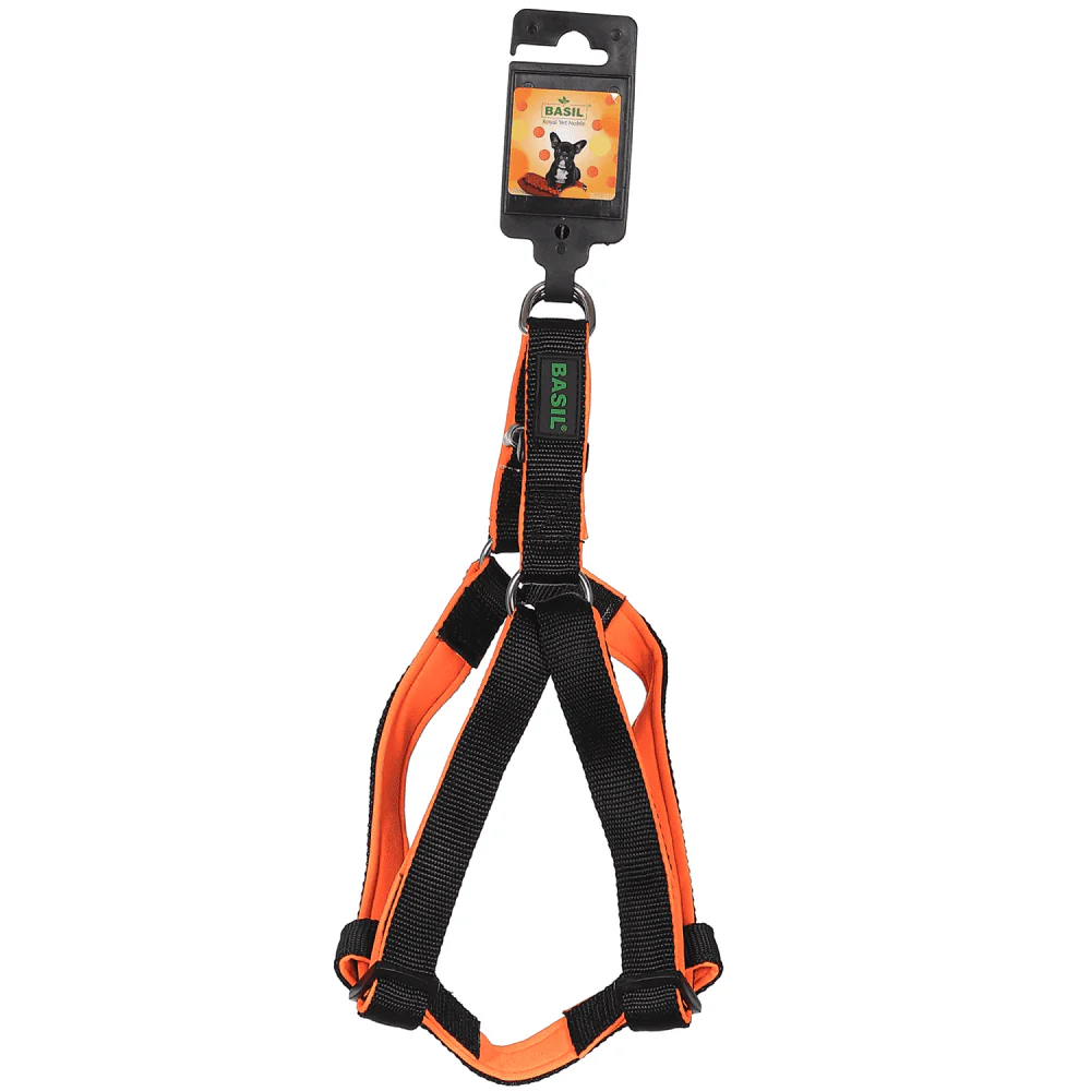 Basil Nylon Padded Adjustable Harness for Dogs (Black) - Image 2