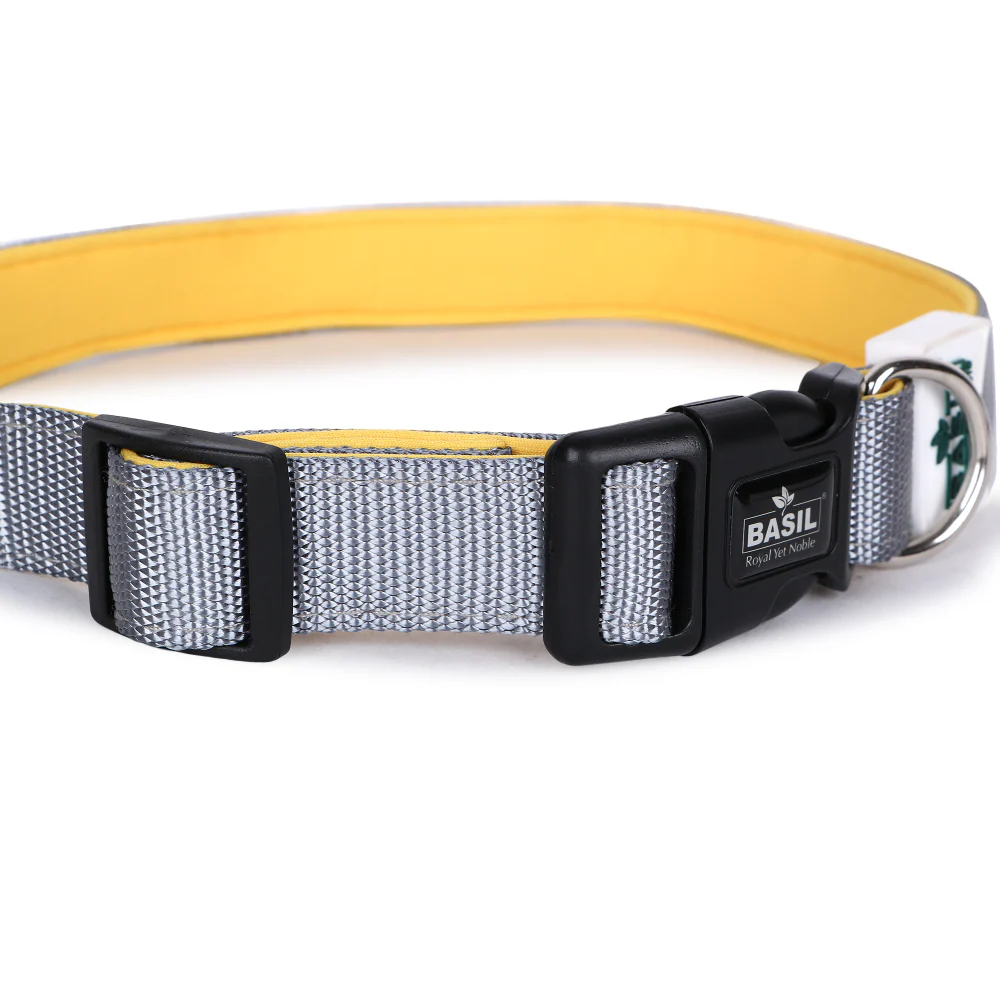 Basil Nylon Padded Collar for Dogs (Black) - Image 8