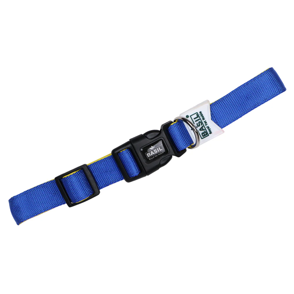 Basil Nylon Padded Collar for Dogs (Blue) - Image 11
