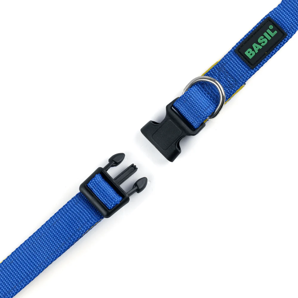 Basil Nylon Padded Collar for Dogs (Blue) - Image 3