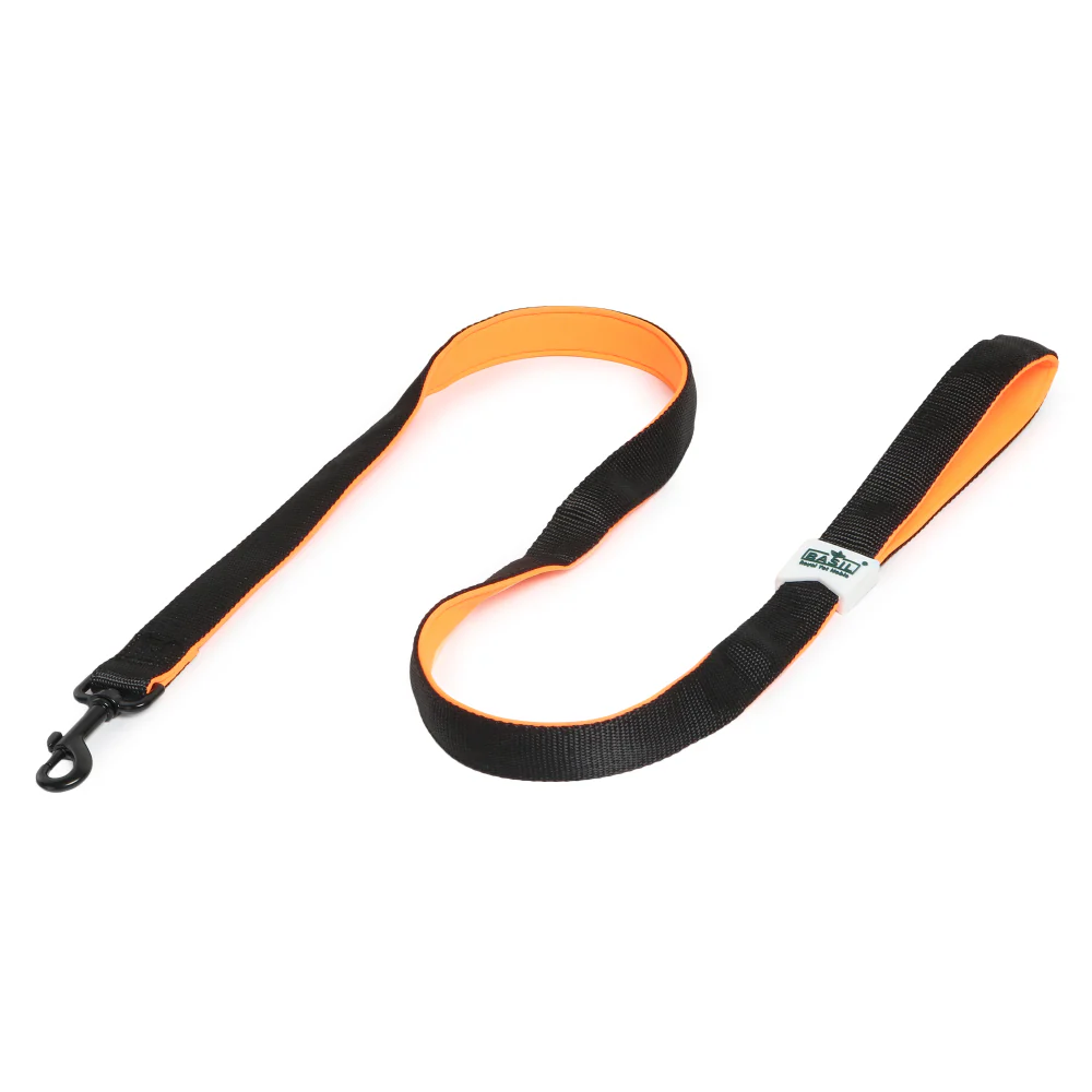 Basil Nylon Padded Leash for Dogs (Black) - Image 10