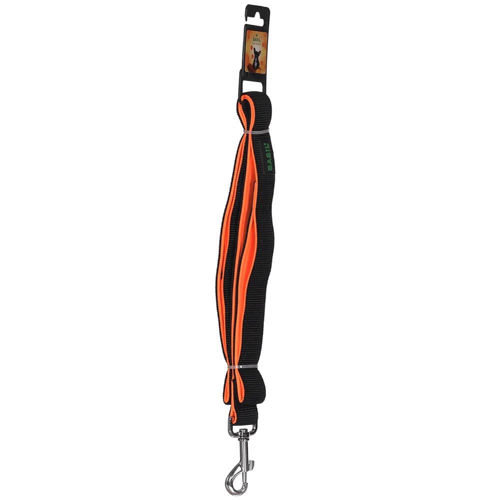 Basil Nylon Padded Leash for Dogs (Black) - Image 3
